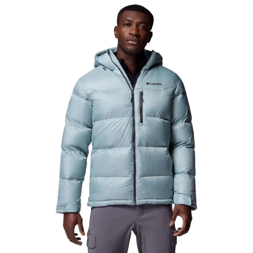 Columbia Men's M Cloudview Down Hooded Coat Jacket $300 Omni Heat Puffer Warm